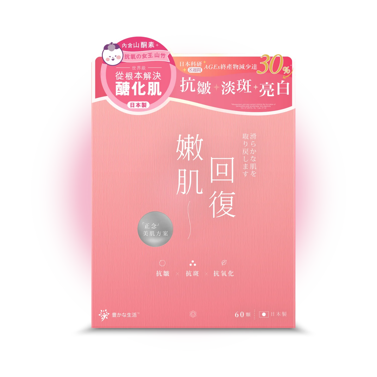 嫩肌回復抗醣透嫩肌丸(60粒裝)